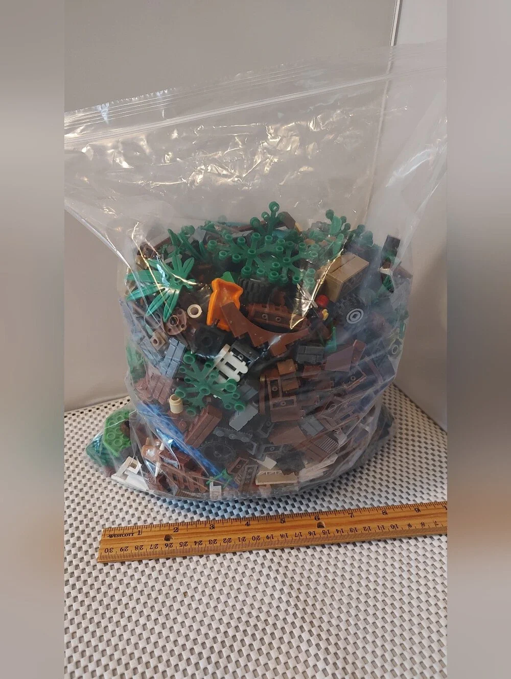 2.11 Pounds of Non-Lego Pieces Building Blocks Medieval Theme As Shown Used - Picture 6 of 6